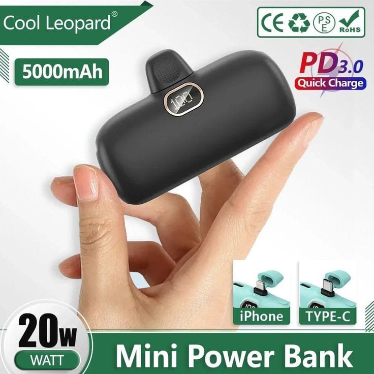 Pocket Portable Charger شاحن محمول للجيب